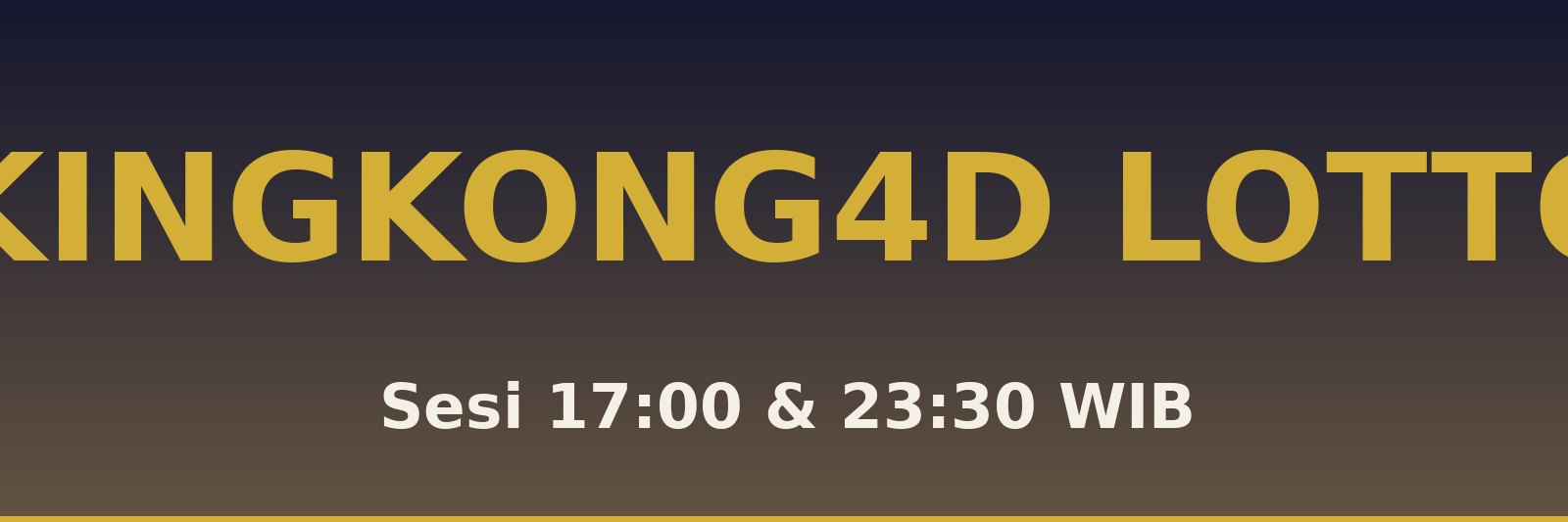 Kingkong4D Lotto Muara Satu